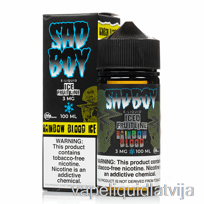 Ledus Varavīksnes Asinis - Sadboy - 100ml 0mg Vape šķidrums